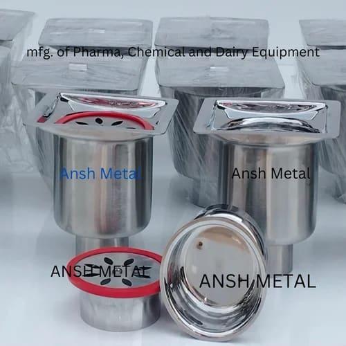 SS Drain Trap for Pharmaceutical Equipment - Stainless Steel Floor Drain